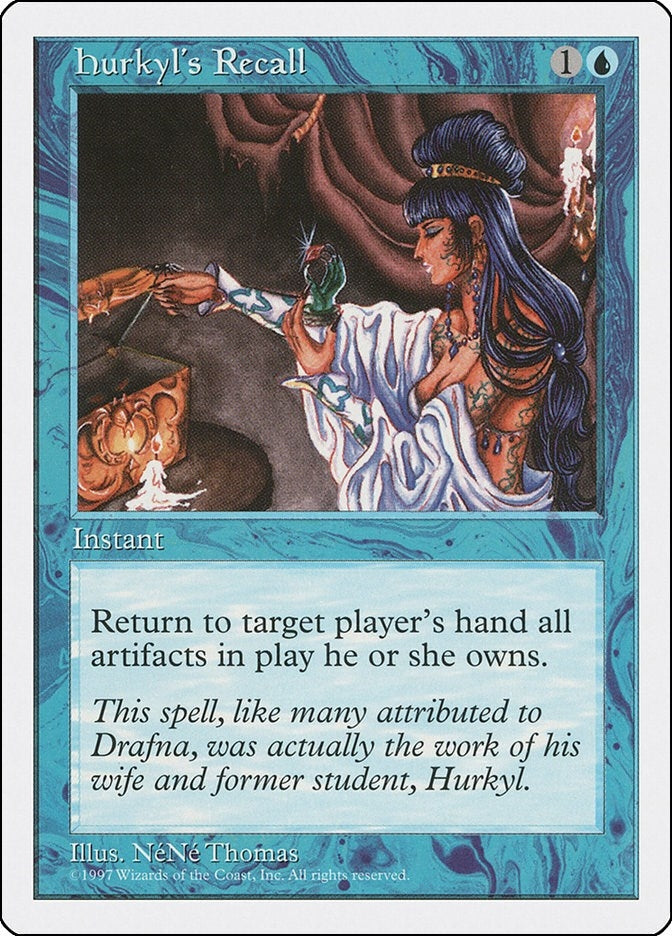 Image for Hurkyl's Recall [Fifth Edition] - Magic: The Gathering