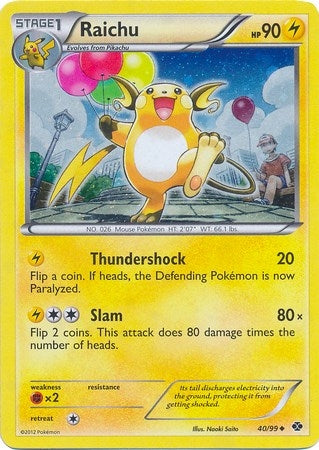 Image for Raichu - 40/99 (Cosmos Holo) (040/099) [Blister Exclusives] - Pokemon