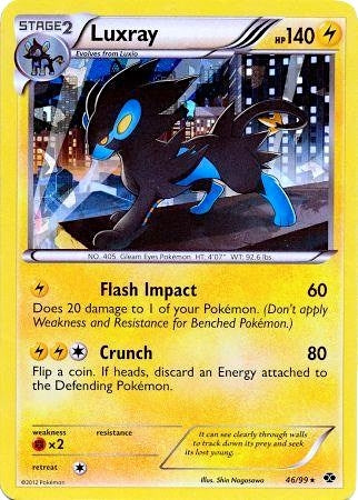 Image for Luxray - 46/99 (Cracked Ice Holo) (046/099) [Blister Exclusives] - Pokemon