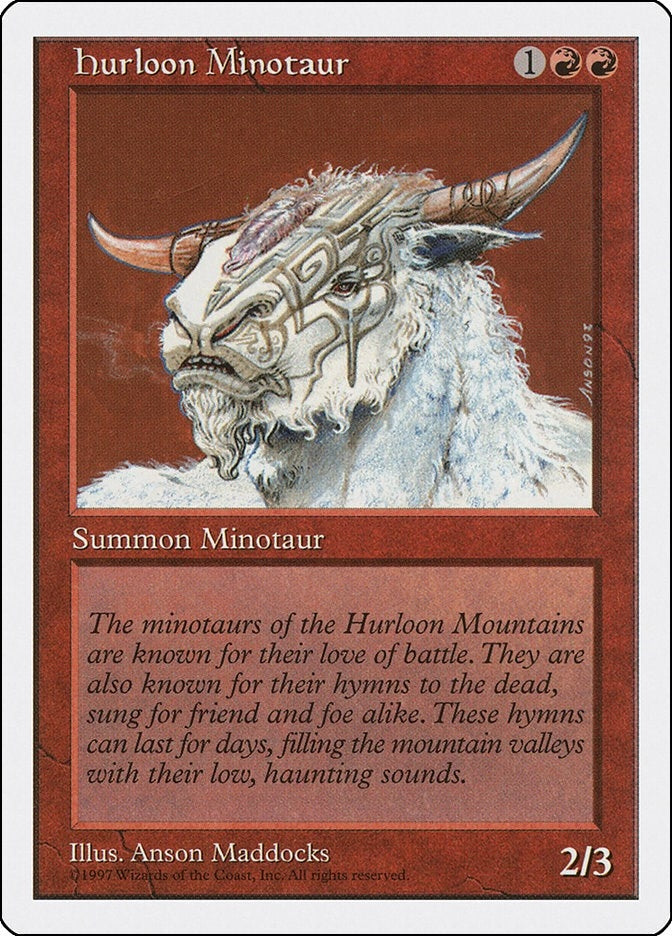 Image for Hurloon Minotaur [Fifth Edition] - Magic: The Gathering