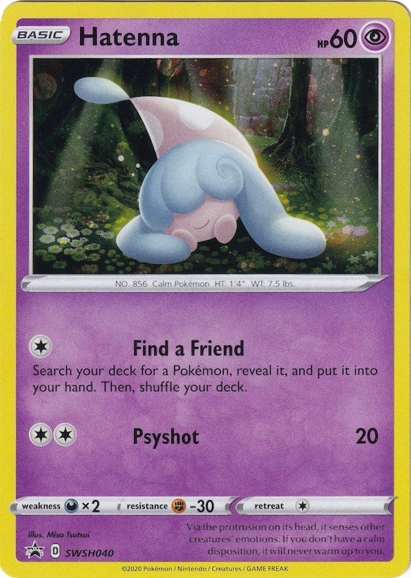 Image for Hatenna - SWSH040 (SWSH040) [SWSH: Sword & Shield Promo Cards] - Pokemon