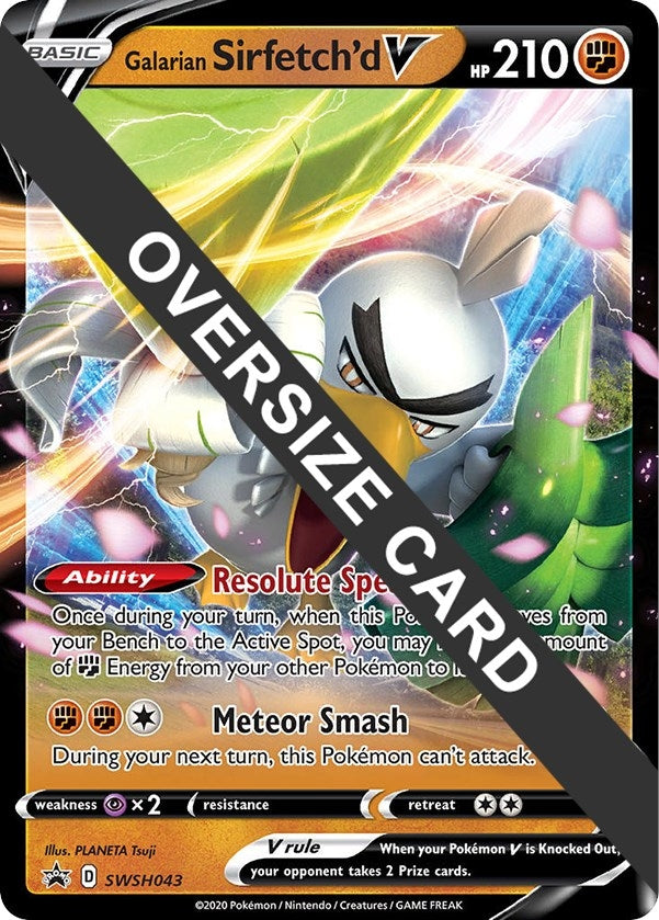 Image for Galarian Sirfetch'd V - SWSH043 (SWSH043) [Jumbo Cards] - Pokemon