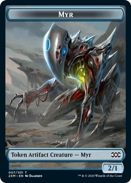 Image for Myr (007) // Shapeshifter Double-Sided Token (7 // 2) [Double Masters] - Magic: The Gathering