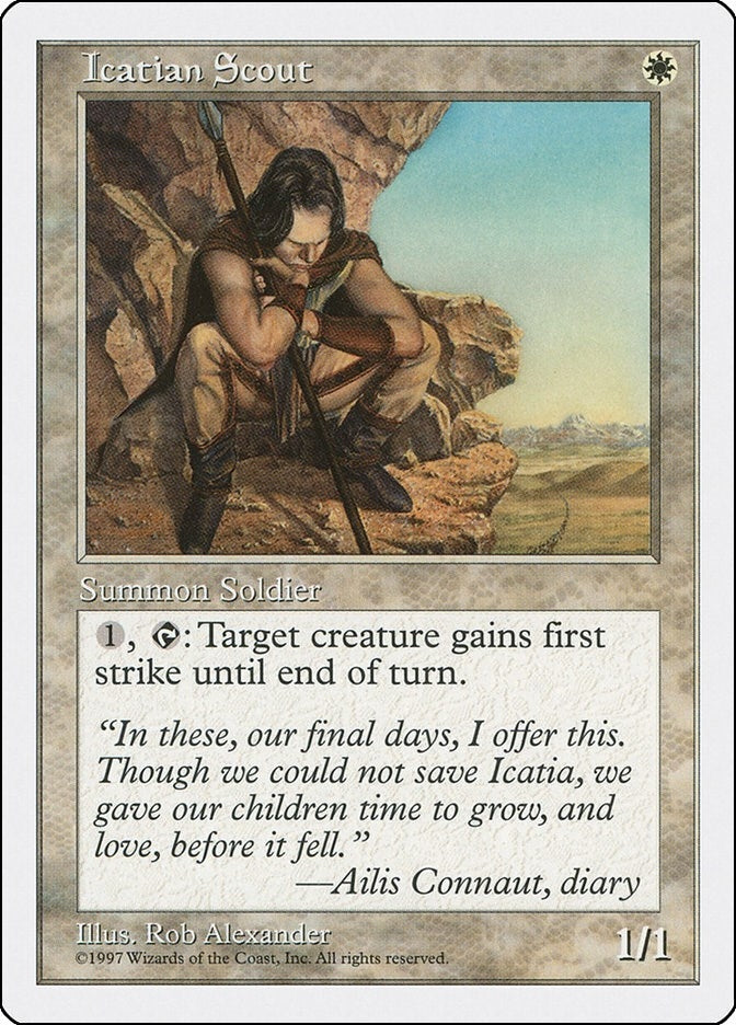 Image for Icatian Scout [Fifth Edition] - Magic: The Gathering