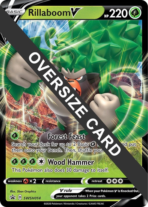 Image for Rillaboom V - SWSH014 (SWSH014) [Jumbo Cards] - Pokemon
