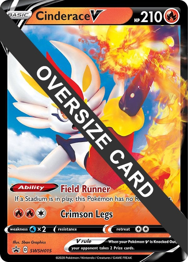 Image for Cinderace V - SWSH015 (SWSH015) [Jumbo Cards] - Pokemon