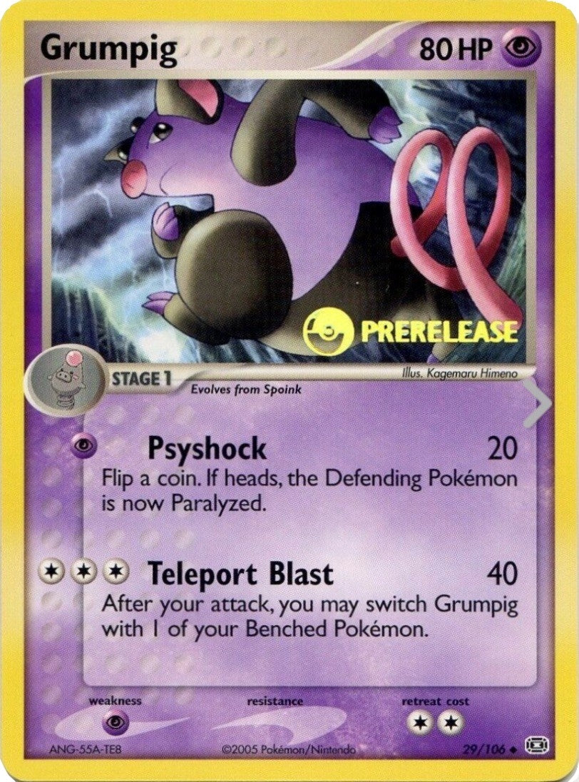 Image for Grumpig - 29/106 (Prerelease) (29/106) [Nintendo Promos] - Pokemon