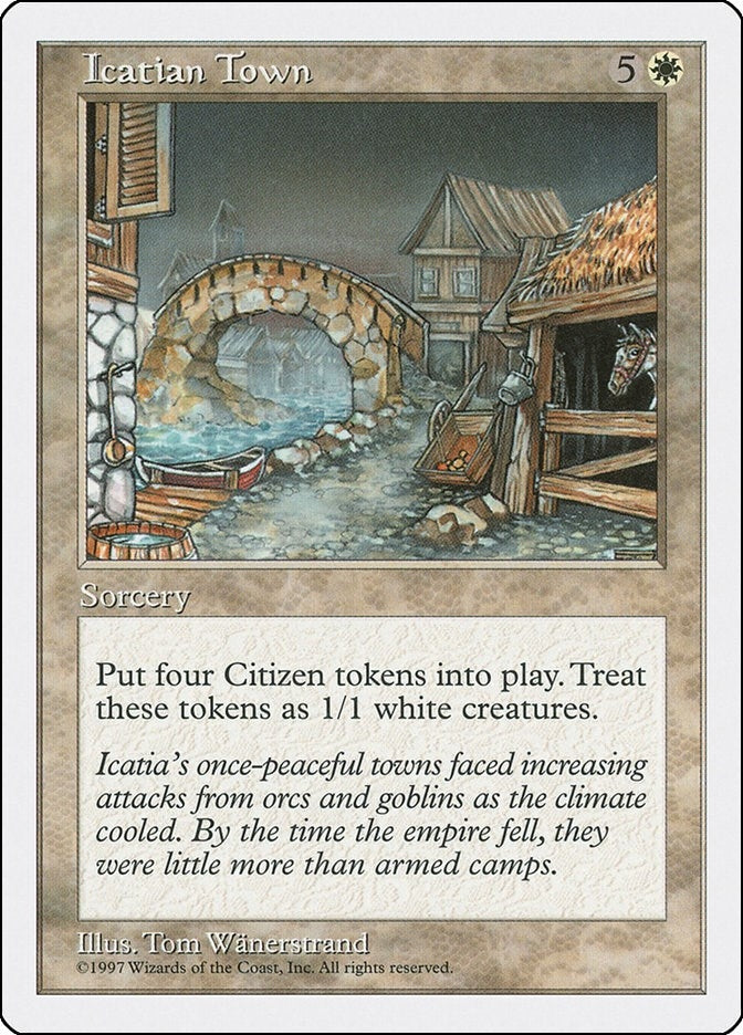 Image for Icatian Town [Fifth Edition] - Magic: The Gathering