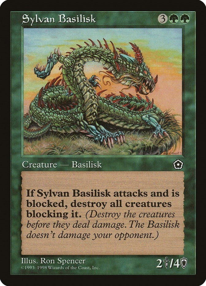 Image for Sylvan Basilisk [Portal Second Age] - Magic: The Gathering