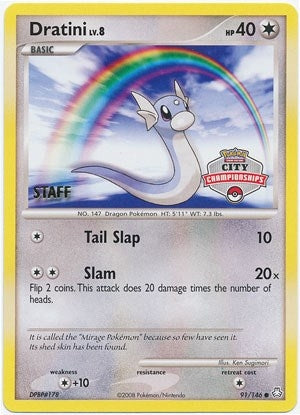 Image for Dratini - 91/146 (City Championships) [Staff] (091/146) [League & Championship Cards] - Pokemon