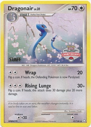 Image for Dragonair - 52/146 (State Championships) [Staff] (52/146) [League & Championship Cards] - Pokemon