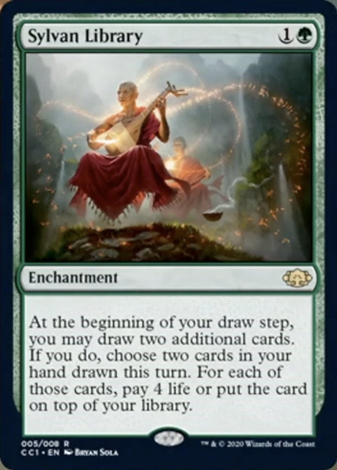 Image for Sylvan Library (5) [Commander Collection: Green] - Magic: The Gathering