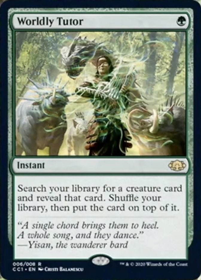 Image for Worldly Tutor (6) [Commander Collection: Green] - Magic: The Gathering