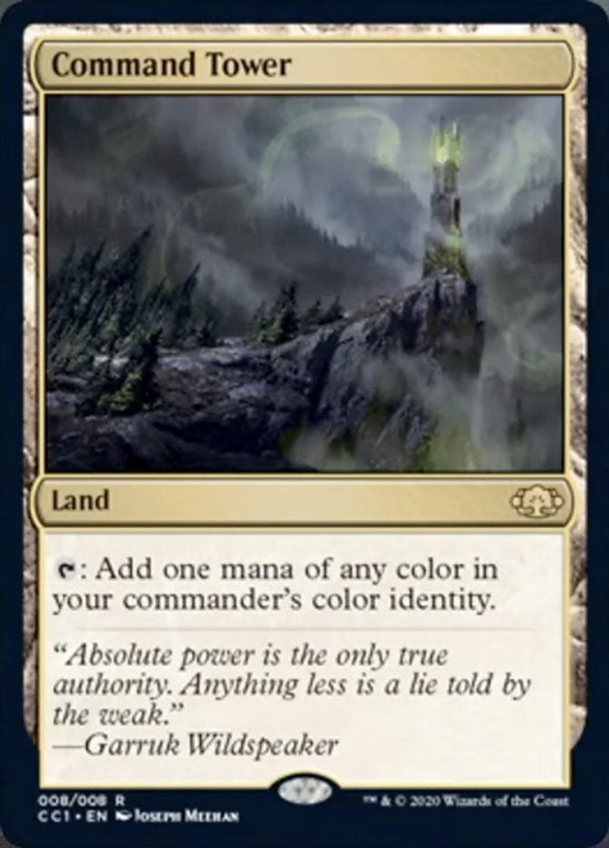 Image for Command Tower (8) [Commander Collection: Green] - Magic: The Gathering