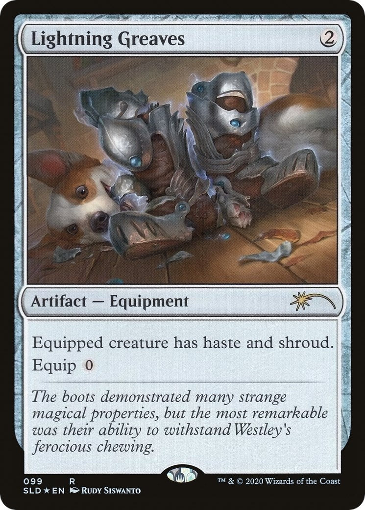 Image for Lightning Greaves (099) (99) [Secret Lair Drop Series] - Magic: The Gathering