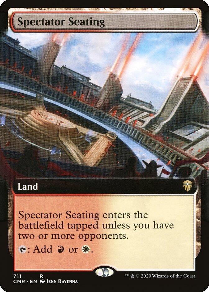 Image for Spectator Seating (Extended Art) (711) [Commander Legends] - Magic: The Gathering