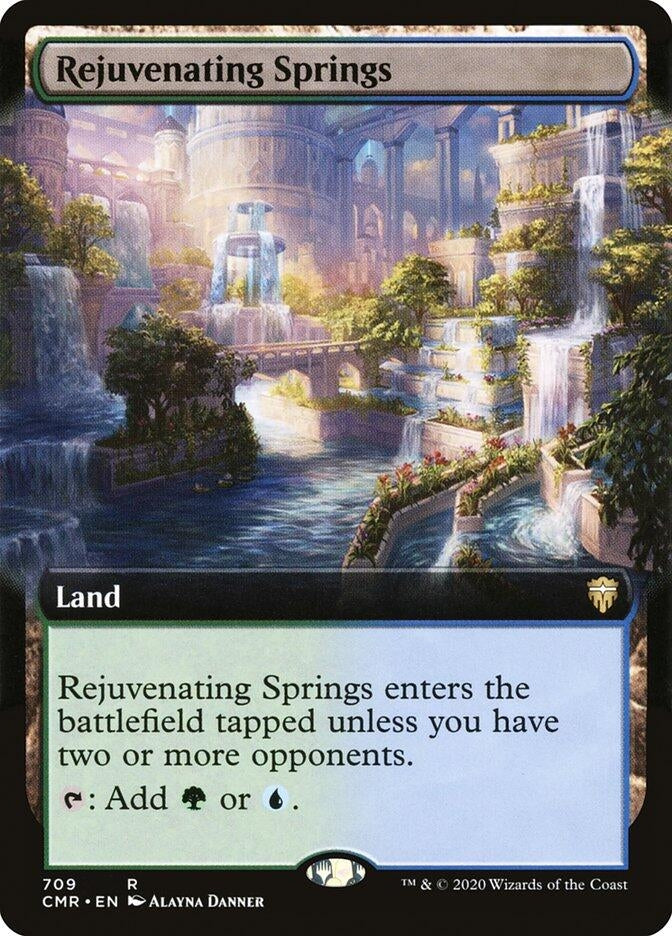 Rejuvenating Springs (Extended Art) (709) [Commander Legends]