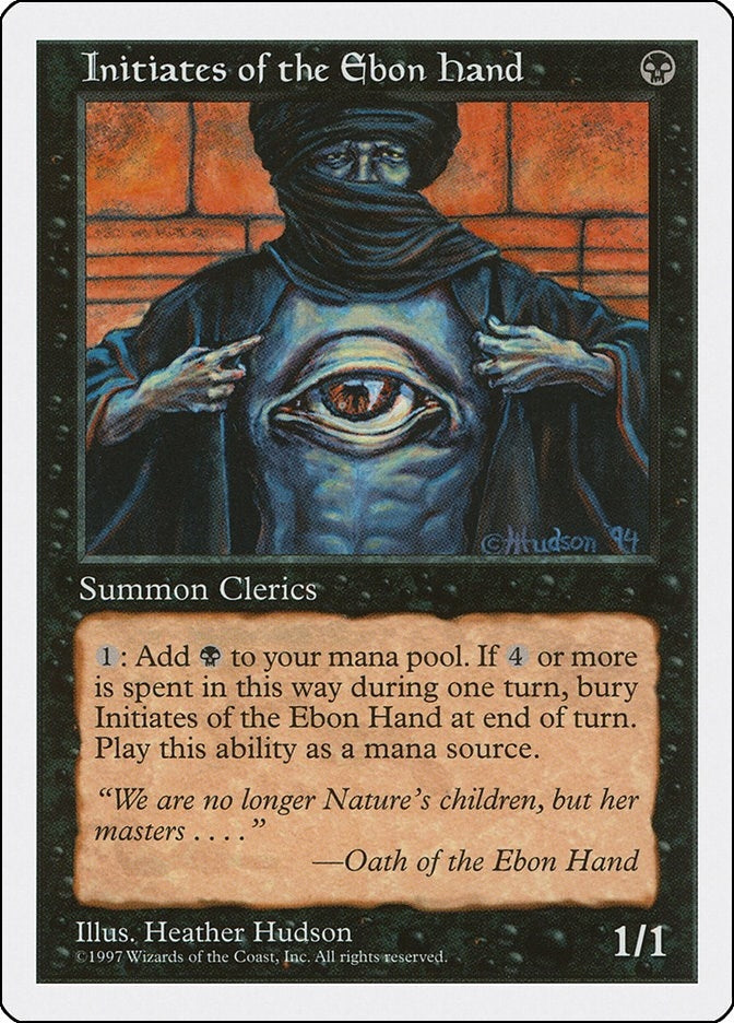 Image for Initiates of the Ebon Hand [Fifth Edition] - Magic: The Gathering