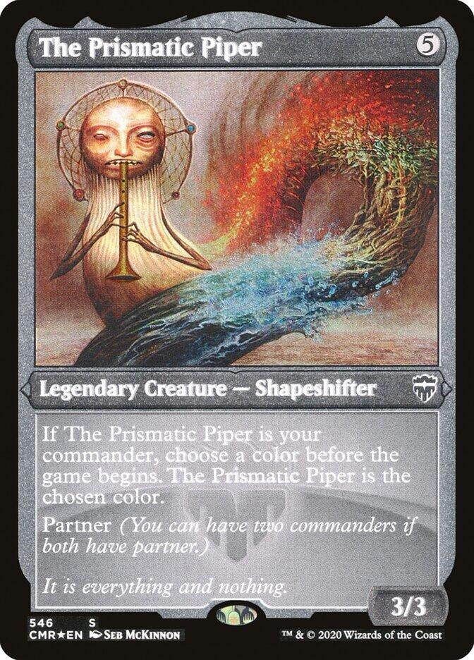 Image for The Prismatic Piper (Foil Etched) (546) [Commander Legends] - Magic: The Gathering