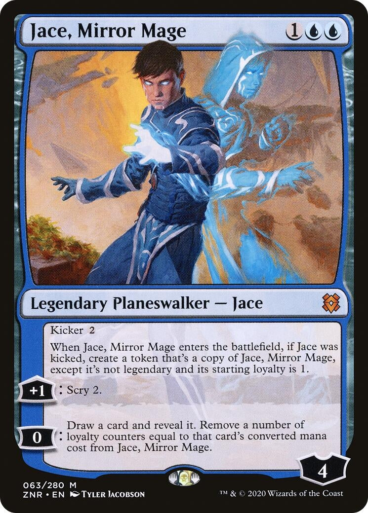 Image for Jace, Mirror Mage (63) [Zendikar Rising] - Magic: The Gathering