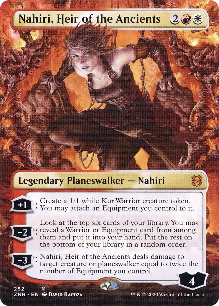 Image for Nahiri, Heir of the Ancients (Borderless) (282) [Zendikar Rising] - Magic: The Gathering