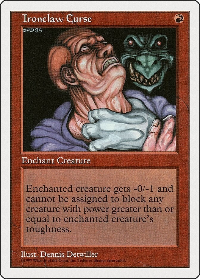 Image for Ironclaw Curse [Fifth Edition] - Magic: The Gathering