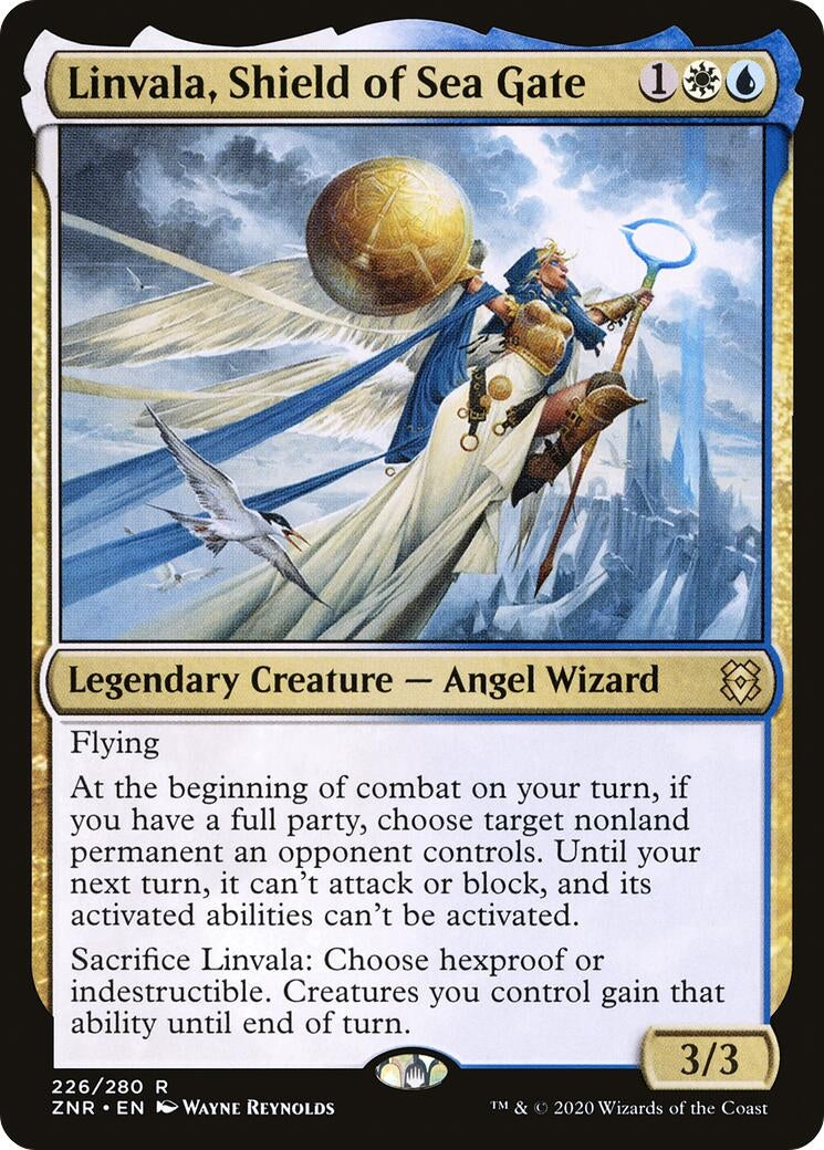 Image for Linvala, Shield of Sea Gate (226) [Zendikar Rising] - Magic: The Gathering