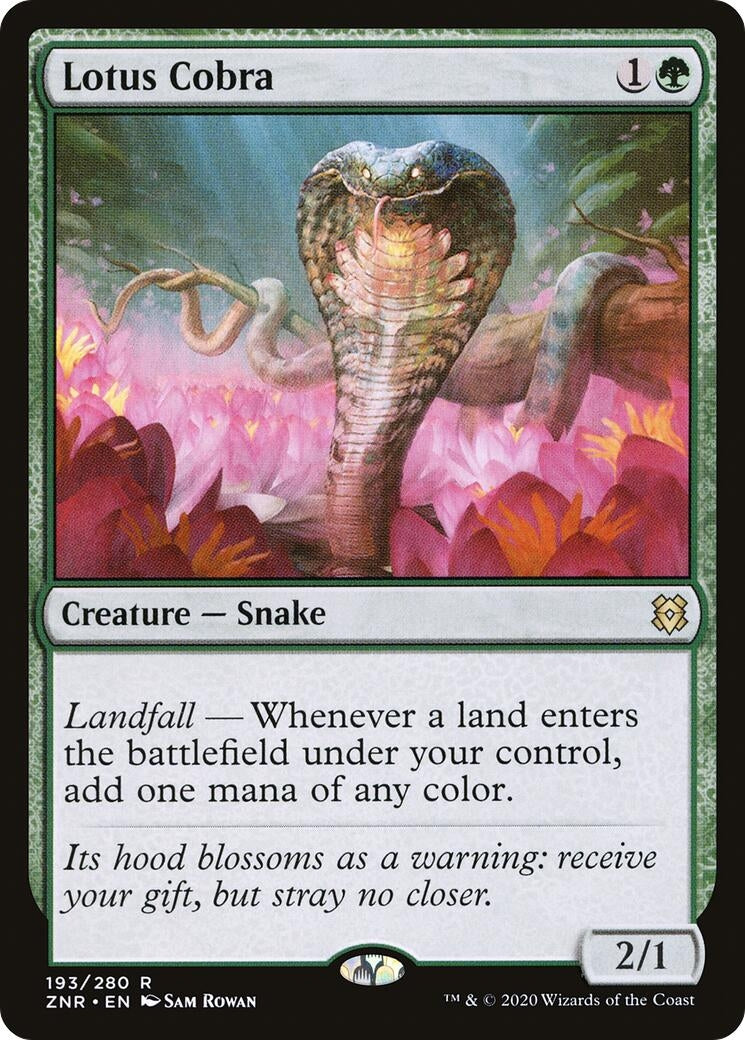 Image for Lotus Cobra (193) [Zendikar Rising] - Magic: The Gathering