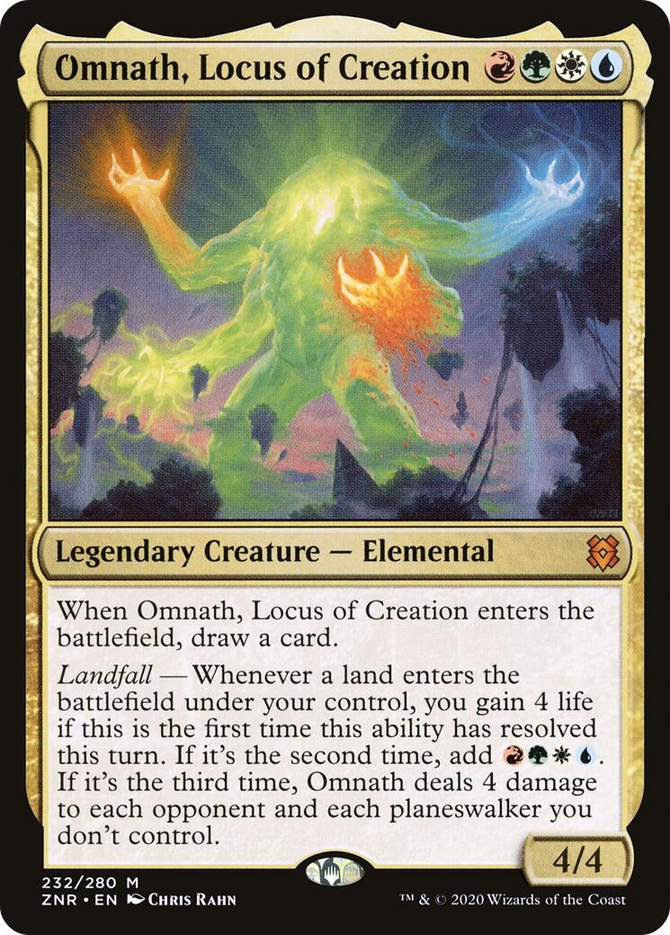 Image for Omnath, Locus of Creation (232) [Zendikar Rising] - Magic: The Gathering