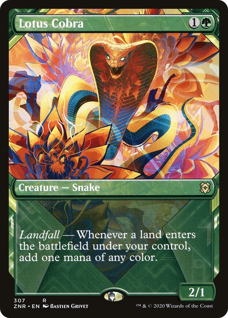 Image for Lotus Cobra (Showcase) (307) [Zendikar Rising] - Magic: The Gathering