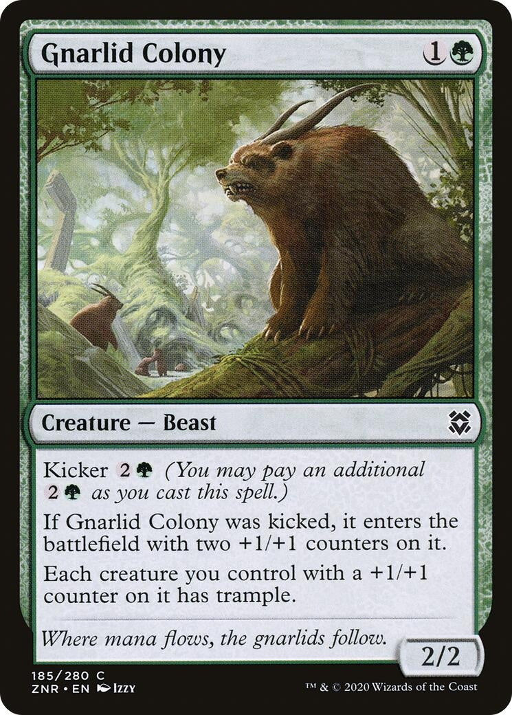 Image for Gnarlid Colony (185) [Zendikar Rising] - Magic: The Gathering