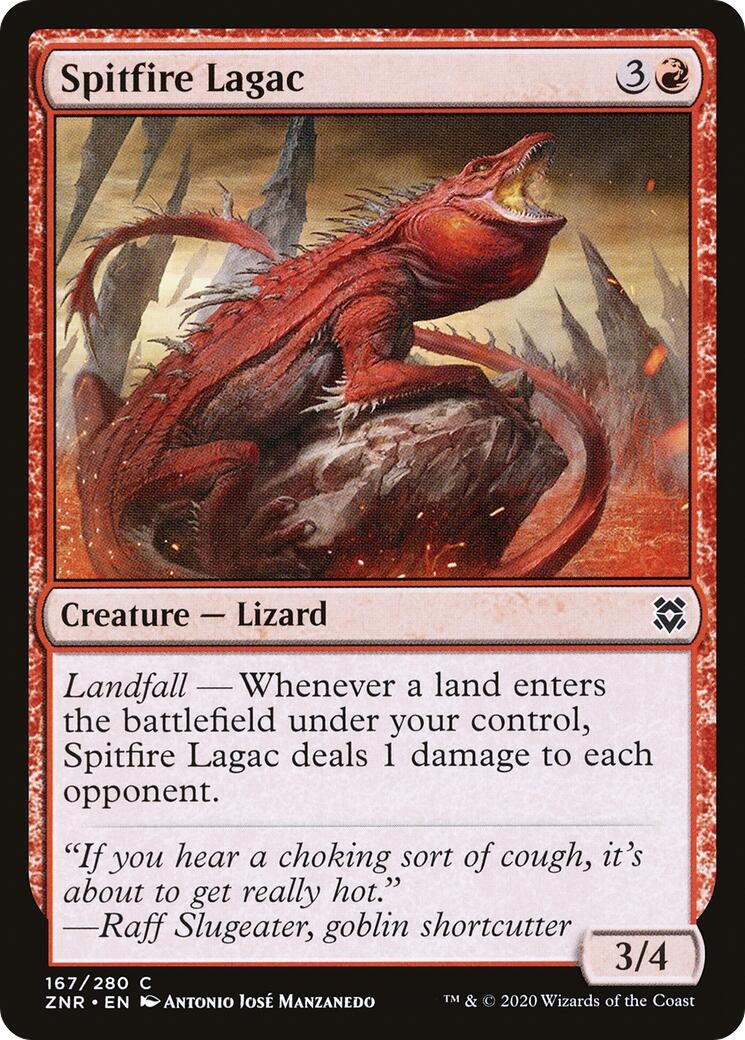 Image for Spitfire Lagac (167) [Zendikar Rising] - Magic: The Gathering