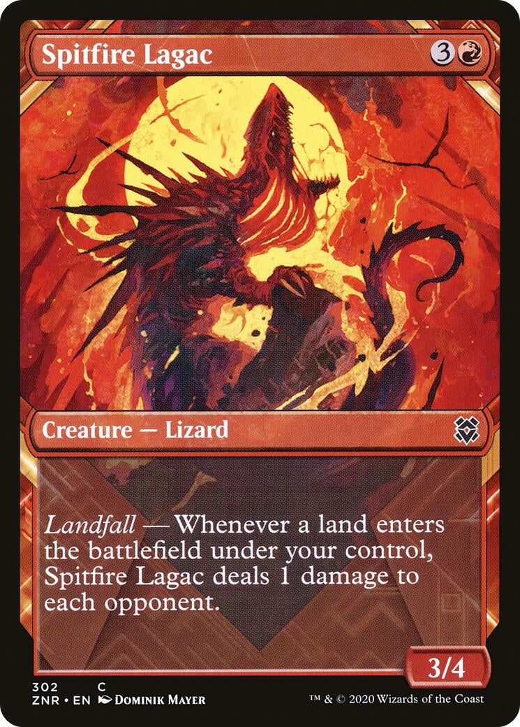 Image for Spitfire Lagac (Showcase) (302) [Zendikar Rising] - Magic: The Gathering