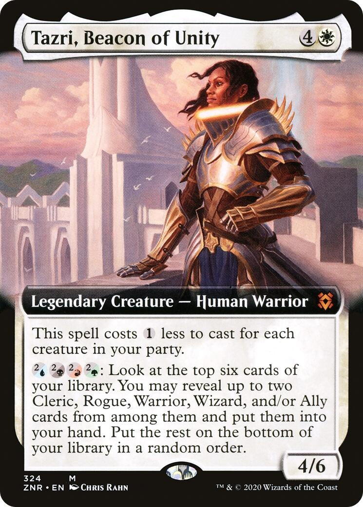 Image for Tazri, Beacon of Unity (Extended Art) (324) [Zendikar Rising] - Magic: The Gathering