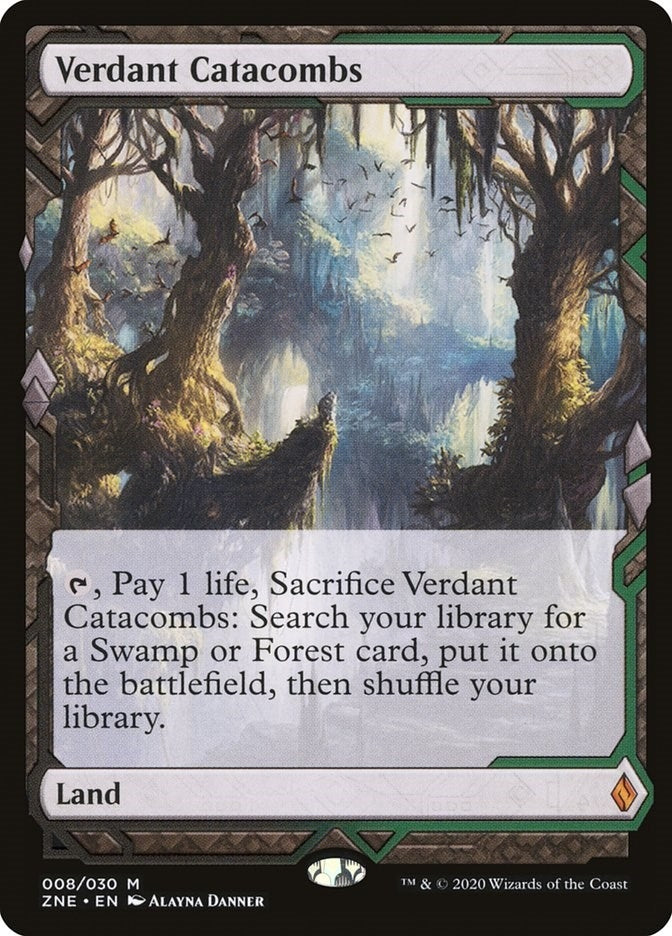Image for Verdant Catacombs (8) [Zendikar Rising Expeditions] - Magic: The Gathering