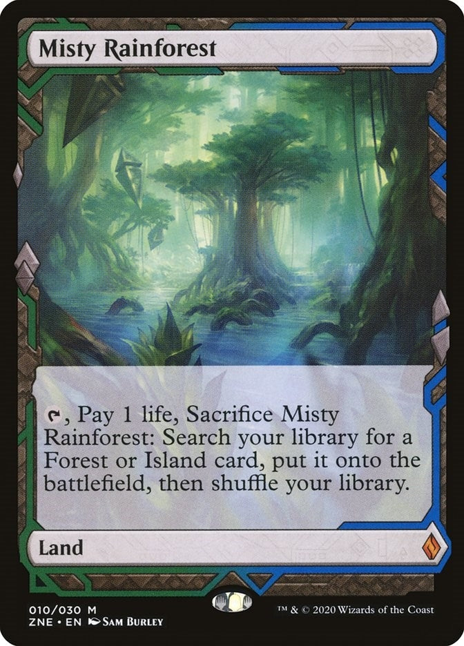 Image for Misty Rainforest (10) [Zendikar Rising Expeditions] - Magic: The Gathering