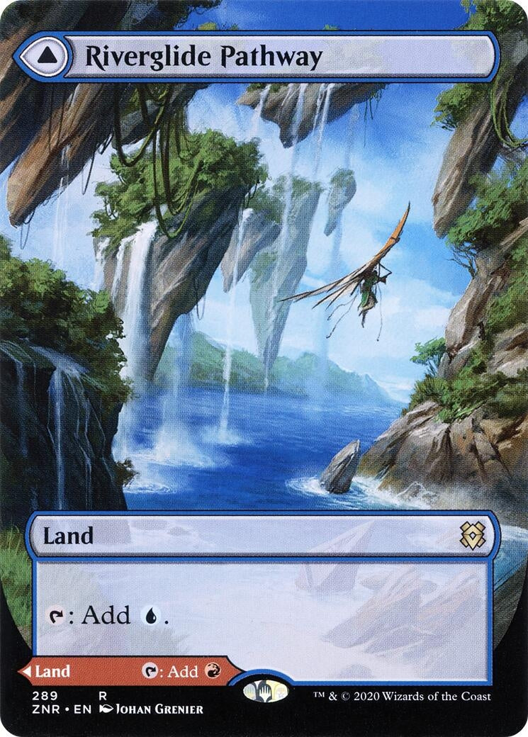 Image for Riverglide Pathway (Borderless) (289) [Zendikar Rising] - Magic: The Gathering