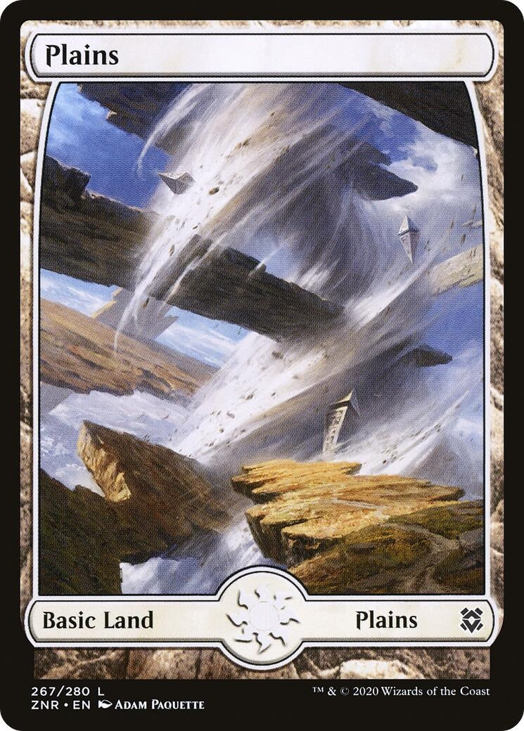 Image for Plains (267) - Full Art (267) [Zendikar Rising] - Magic: The Gathering