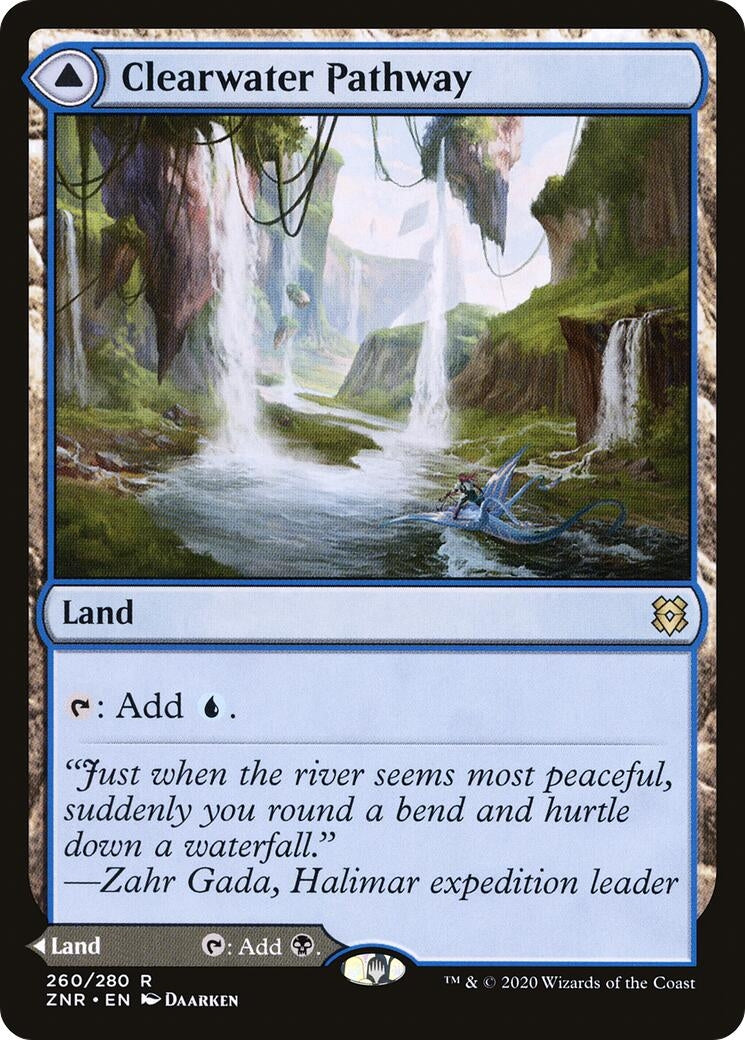 Image for Clearwater Pathway (260) [Zendikar Rising] - Magic: The Gathering
