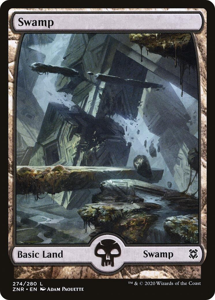 Image for Swamp (274) - Full Art (274) [Zendikar Rising] - Magic: The Gathering