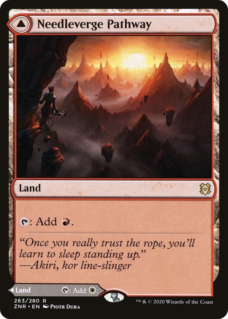 Image for Needleverge Pathway (263) [Zendikar Rising] - Magic: The Gathering