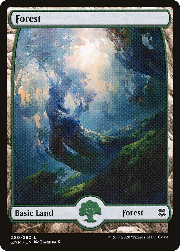 Image for Forest (280) - Full Art (280) [Zendikar Rising] - Magic: The Gathering