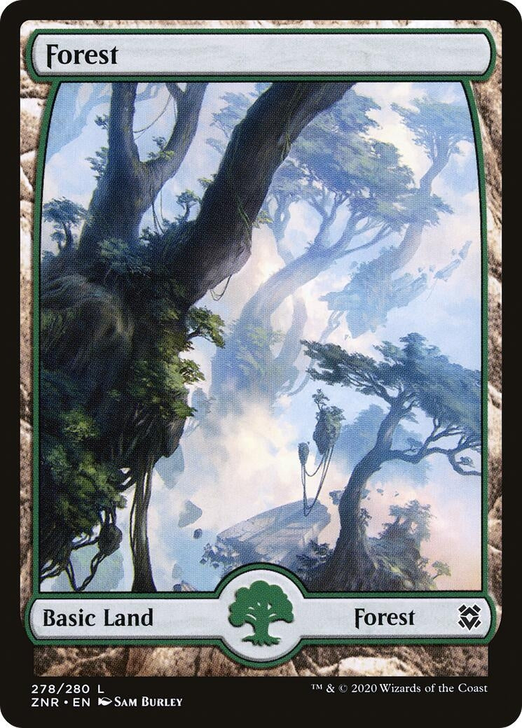 Image for Forest (278) - Full Art (278) [Zendikar Rising] - Magic: The Gathering