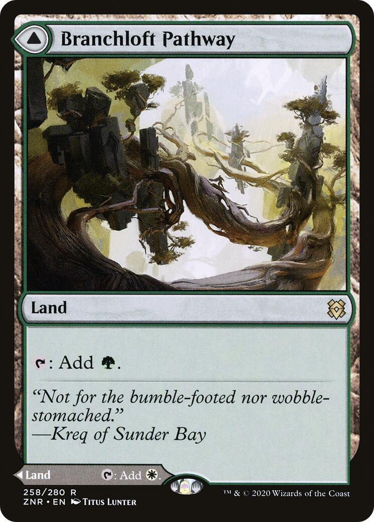 Image for Branchloft Pathway (258) [Zendikar Rising] - Magic: The Gathering