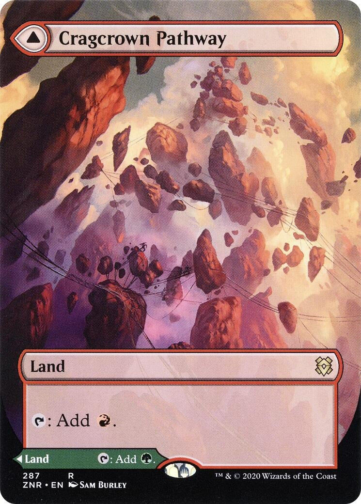Image for Cragcrown Pathway (Borderless) (287) [Zendikar Rising] - Magic: The Gathering