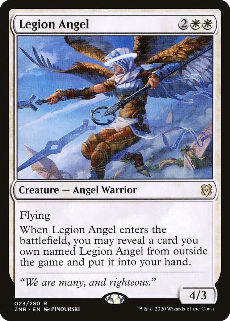 Image for Legion Angel (23) [Zendikar Rising] - Magic: The Gathering