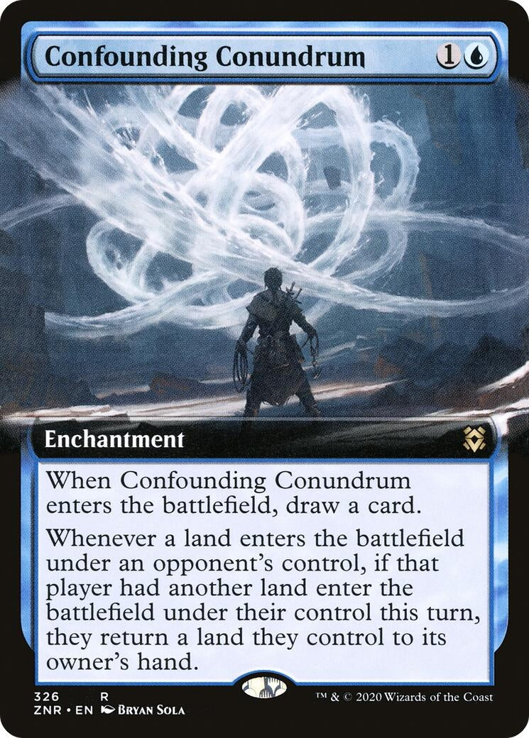 Image for Confounding Conundrum (Extended Art) (326) [Zendikar Rising] - Magic: The Gathering