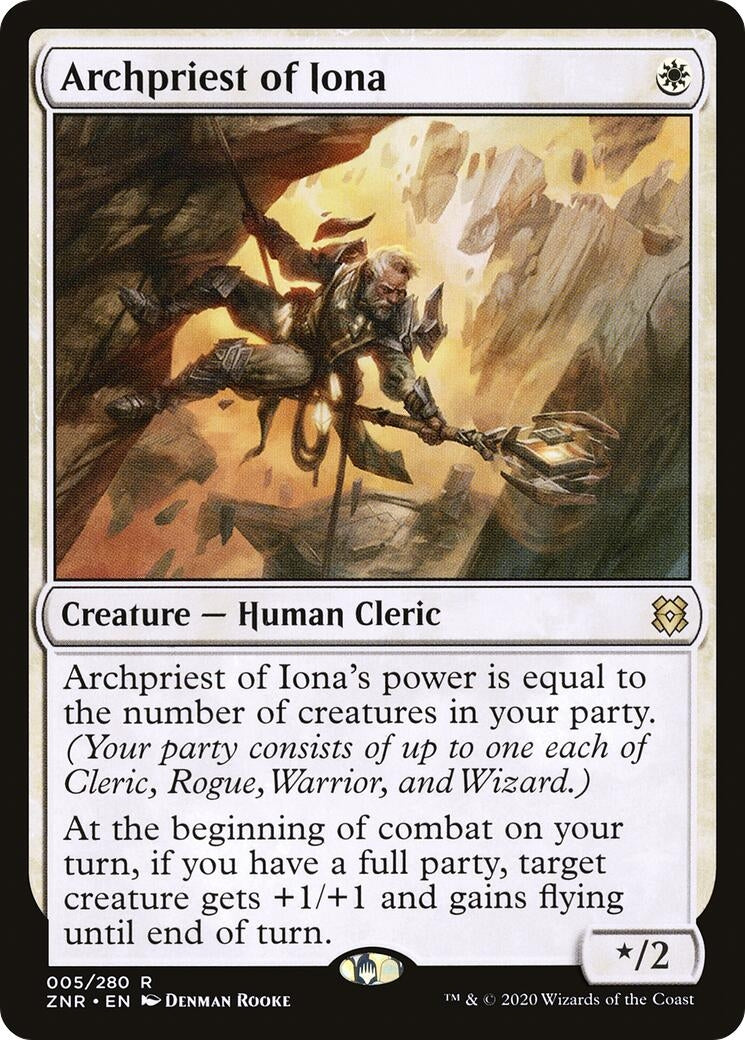 Image for Archpriest of Iona (5) [Zendikar Rising] - Magic: The Gathering