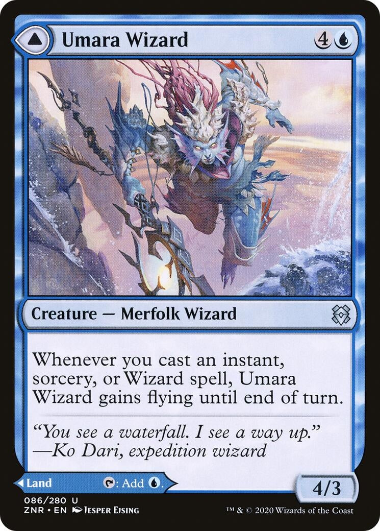 Image for Umara Wizard (86) [Zendikar Rising] - Magic: The Gathering