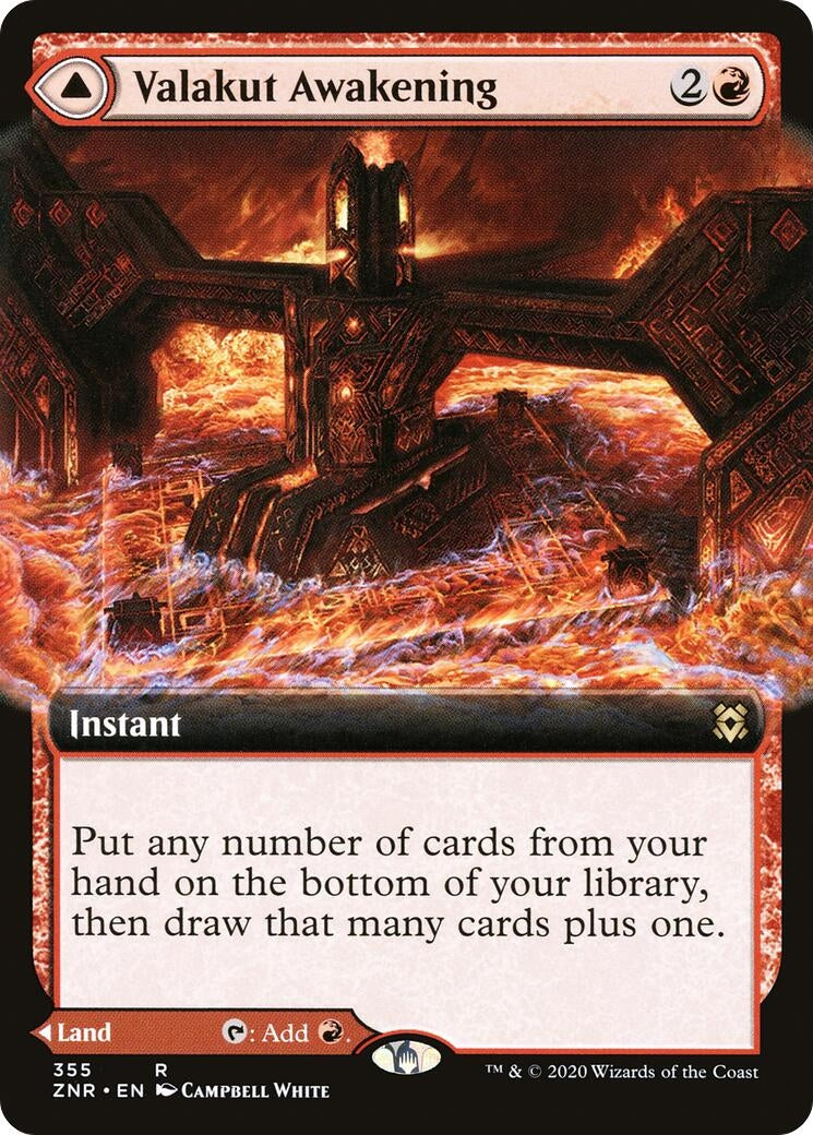 Image for Valakut Awakening (Extended Art) (355) [Zendikar Rising] - Magic: The Gathering